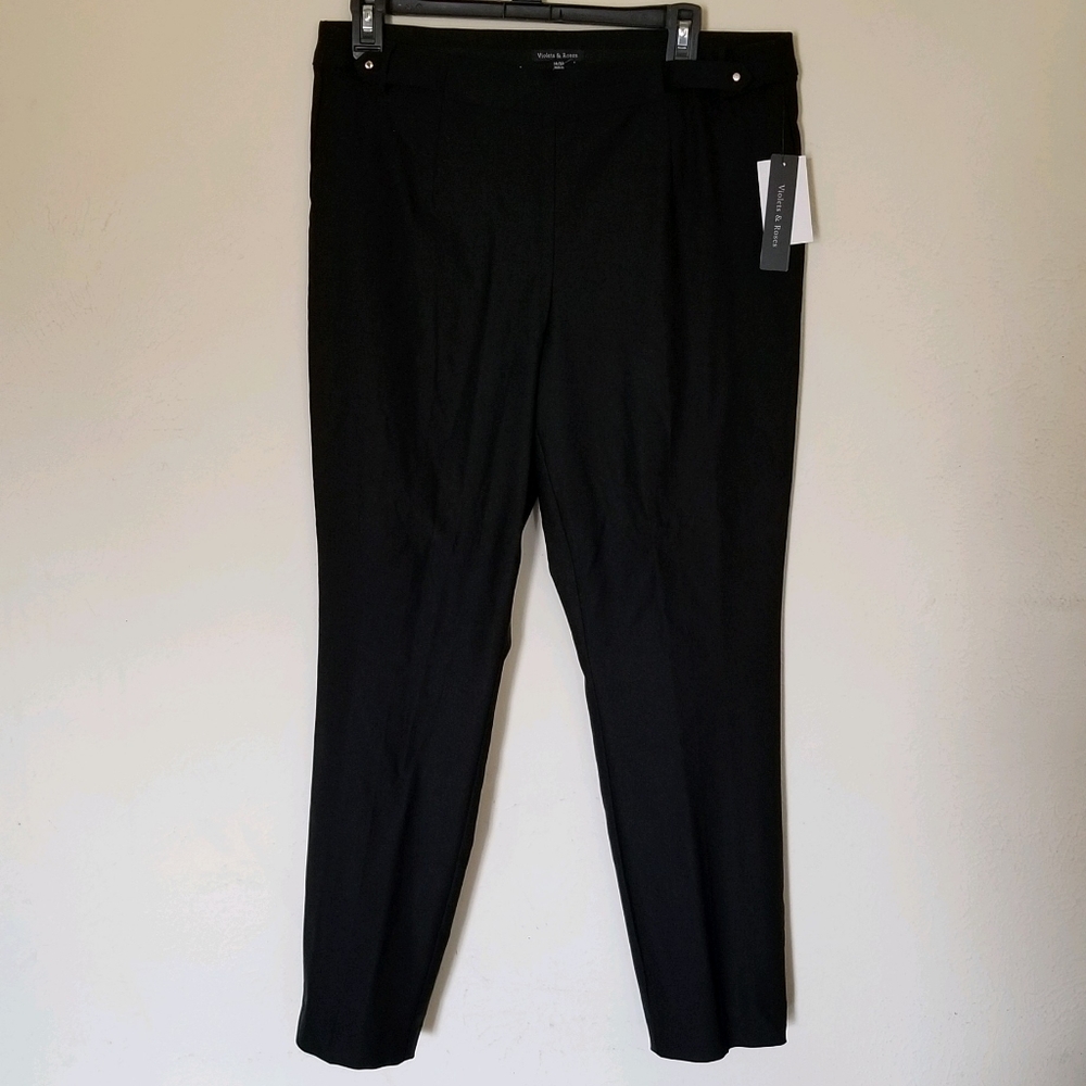 NWT Violets & Roses slim straight trouser 14/32